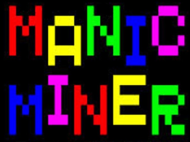 Manic Miner title screen for ZX Spectrum